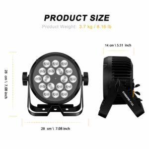 location projecteur LED DMX RGBWAUV MULHOUSE coral par 01