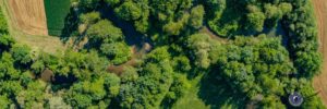 photo par drone dans le 68 nature riviere